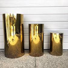 Gold Cake Plinths (Set Of 3)